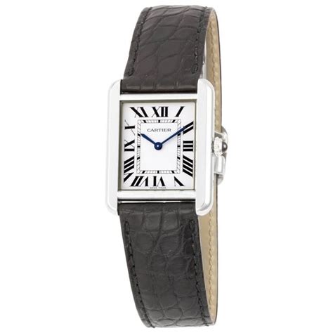 rectangle cartier watch|cartier black watch.